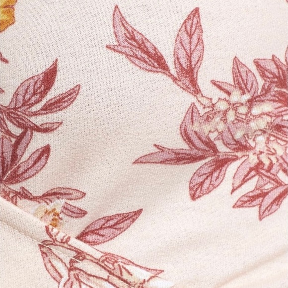 B.P. Nordstrom | Floral Wrap Crop Top | Sz Small - Picture 5 of 9